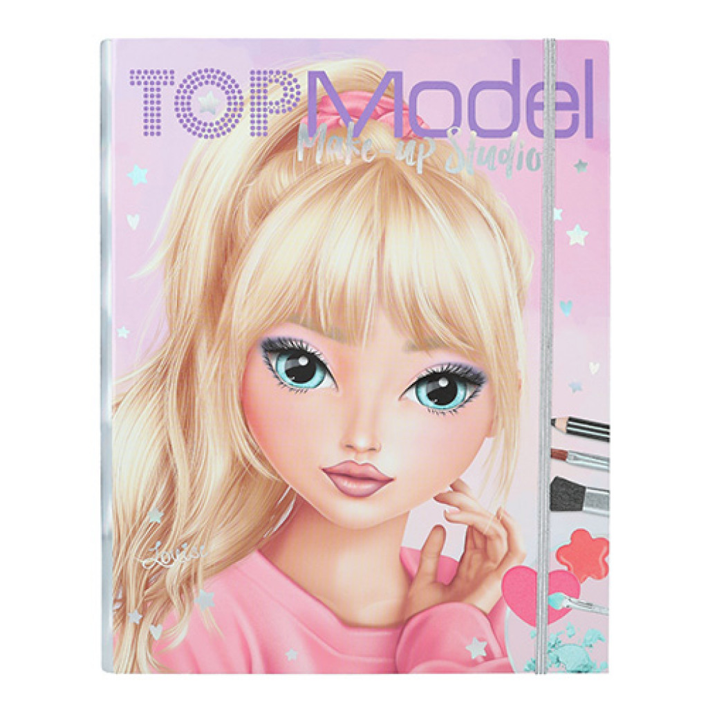 Top Model Omalovánka |Make-up Studio, V deskách, s líčidly